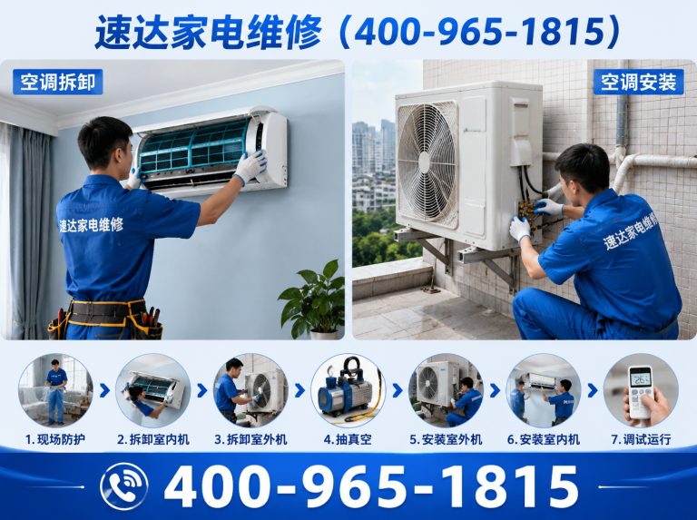 北海中央空调维修展示图
